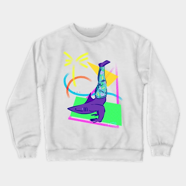 Yoga Time Crewneck Sweatshirt by rapidpunches